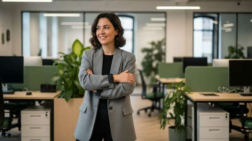 ParisSelectBook - Legging et blazer au bureau cet hiver: le duo tendance pour un style pro et confortable