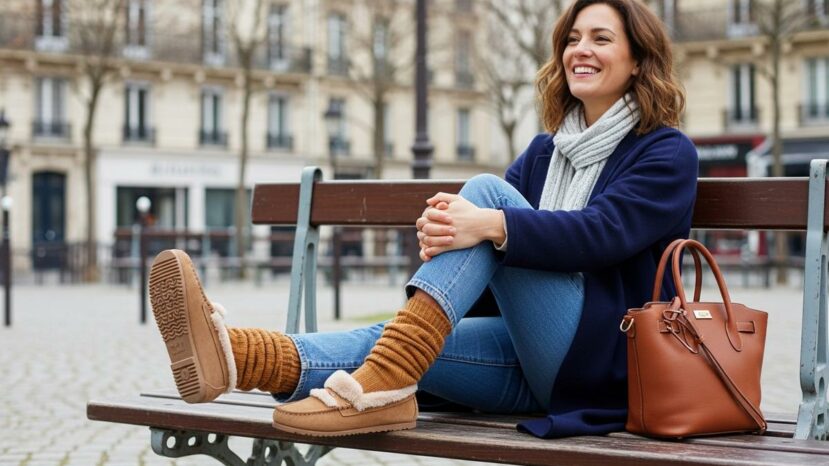 ParisSelectBook - Chaussures fluffy: 3 modèles s’imposent cet hiver, bottes, mocassins, ballerines
