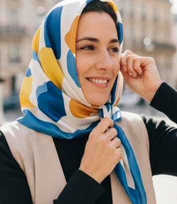 ParisSelectBook - Foulard à la française : 5 façons chic de le nouer pour upgrader vos looks de saison