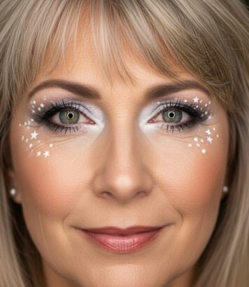 ParisSelectBook - Snowflake Shadow : le make-up givré tendance 2024 pour un regard de fêtes lumineux