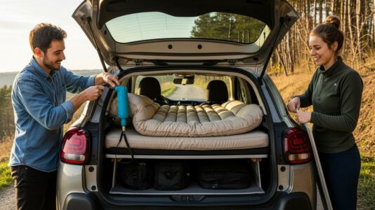 ParisSelectBook - Citroën x Decathlon : la nouvelle mini-voiture avec lit gonflable idéale pour partir en week-end