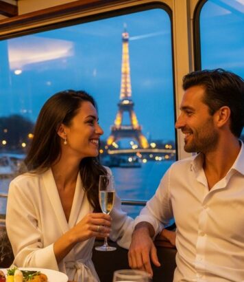 ParisSelectBook - Dîners-croisières sur la Seine: les 3 plus romantiques à Paris, avec vue Tour Eiffel et ambiance envoûtante