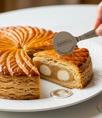 ParisSelectBook - Galette des Rois 2026 de Matthieu Carlin: 3 saveurs Amande, Vanille et Praliné Spéculoos à l’Hôtel de Crillon
