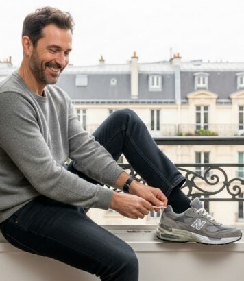 ParisSelectBook - New Balance: les nouvelles baskets grises redonnent ses lettres de noblesse au style rétro
