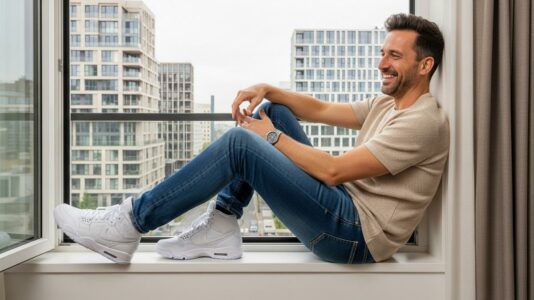 ParisSelectBook - Air Jordan blanches affichent un design futuriste à 200 € pour bien commencer 2026