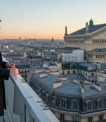 ParisSelectBook - Patinoire éphémère des Galeries Lafayette Haussmann: profitez des derniers jours sur les toits de Paris