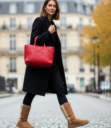 ParisSelectBook - Bella Hadid relance le combo legging et Ugg des années 2000, tendance facile à adopter cet hiver