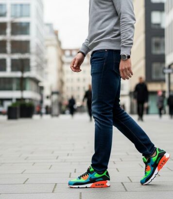 ParisSelectBook - Léon Marchand bat un record face à Victor Wembanyama avec des Nike Air Max 90 fluo introuvables