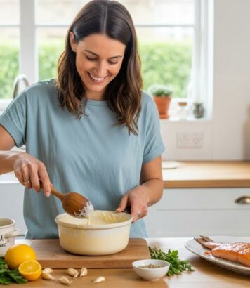 ParisSelectBook - Saumon : la sauce au yaourt, ail et aneth prête en 5 minutes