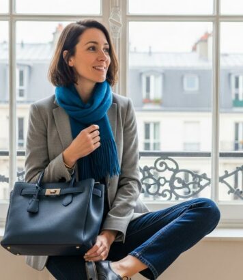 ParisSelectBook - Gris et marine: adoptez le combo chic en 4 looks cette saison