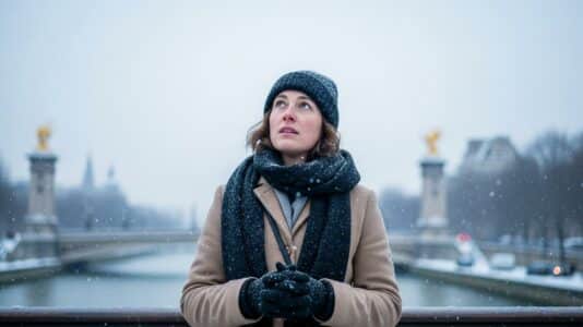 ParisSelectBook - Neige et froid polaire à Paris fin janvier: ce que prévoit la météo en Île-de-France