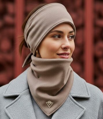 ParisSelectBook - Bandana en cachemire : l’obsession des filles stylées qui réchauffe les looks cet hiver