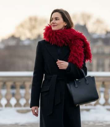 ParisSelectBook - Le boa sublime les manteaux: l’accessoire glamour de l’hiver 2026