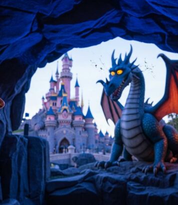 ParisSelectBook - Disneyland Paris : le plus grand animatronic du parc se cache sous le Château, à la Tanière du Dragon