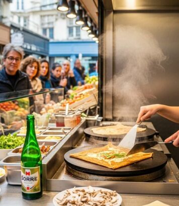ParisSelectBook - Lulu crêperie: roi de la crêpe street food ultra gourmande au Marché des Enfants Rouges, Paris 3e