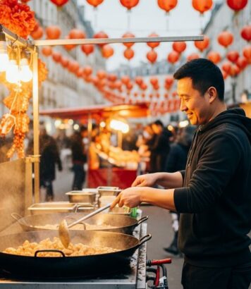 ParisSelectBook - Rue de Belleville : un festival de lanternes illumine Paris pour le Nouvel An lunaire