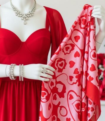 ParisSelectBook - Bella Hadid célèbre la Saint-Valentin en robe rouge Georges Chakra vintage