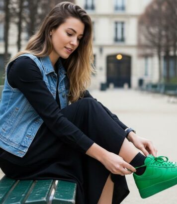 ParisSelectBook - Nike Air Force 1 Voltage Green : la sneaker LeBron James à s'offrir pour régner sur vos soirées