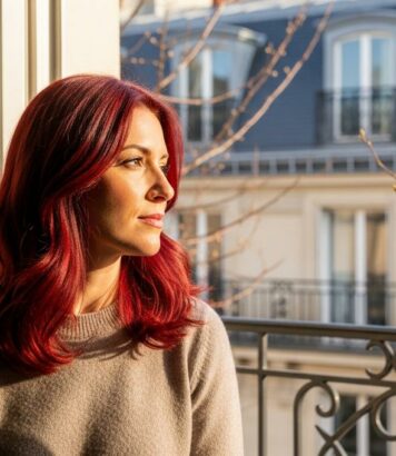 ParisSelectBook - Coloration rouge foncé : la teinte chic à adopter ce printemps pour un look audacieux