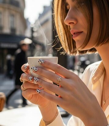 ParisSelectBook - Dalmatian Nails : la manucure chic à tester ce printemps pour un style parisien incontournable
