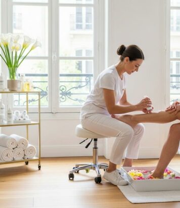 ParisSelectBook - Pédicure française culte des années 90 : ce soin chic revient ce printemps pour sublimer vos pieds en sandales