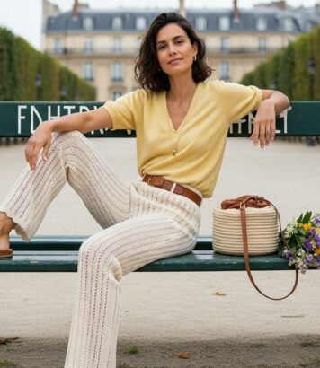 ParisSelectBook - Pantalon crochet : la tendance chic qui détrône le jean cet été 2026