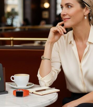 ParisSelect - Hermès dévoile ses chargeurs MagSafe en cuir pour iPhone et Apple Watch dès 950 euros