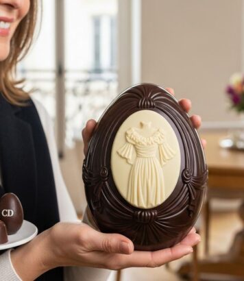 ParisSelect - Dior avenue Montaigne : Yannick Alléno signe un œuf de Pâques en chocolat à découvrir au Jardin