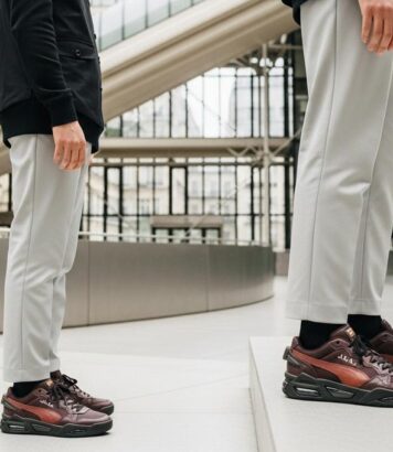ParisSelect - Puma x J.L-A.L : la sneaker CELL Geo au design futuriste et cuir verni à 190 euros