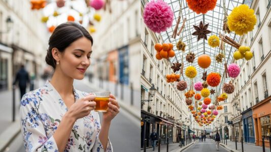 ParisSelect - Bercy Village se transforme en jardin pop avec Clipper Teas : dégustations gratuites du 27 au 29 mars