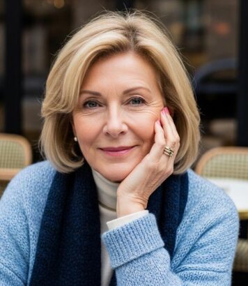 ParisSelect - La frange rideau adoucit les traits et rajeunit le visage après 60 ans selon ce coiffeur professionnel