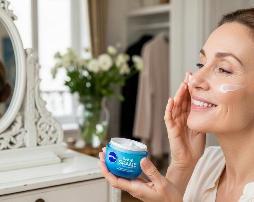 ParisSelect - Crème bleue Nivea : ce que ce soin iconique fait vraiment à la peau mature après 50 ans