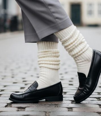 ParisSelect - Chaussures avec chaussettes apparentes : la tendance danoise à adopter ce printemps