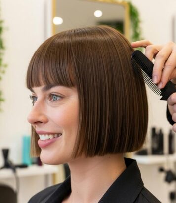 Blunt bob : le carré graphique adopté par Margot Robbie et Michèle Laroque pour changer de tête ce printemps selon les meilleurs coiffeurs