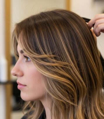 ParisSelect - Coloration luxe bronde : la nuance parfaite entre brun et blond pour illuminer le teint ce printemps