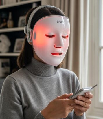 ParisSelect - Masque LED Shark CryoGlow : ce soin visage à 349,99 euros réduit les rougeurs de 34 % en huit semaines