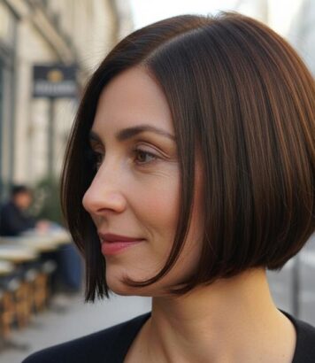 ParisSelect - Carré mâchoire : la coupe rajeunissante que les coiffeurs recommandent après 50 ans cet été