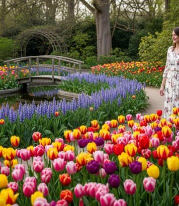 ParisSelect - Jardin André Van Beek : 26 000 tulipes à découvrir à 2h de Paris ce printemps