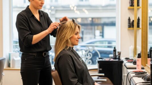 ParisSelect - Coloration luxe bronde : la nuance parfaite entre brun et blond pour un effet bonne mine ce printemps