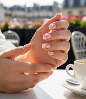 ParisSelect - Kylie Jenner adopte les Crystal Flowers Nails, la manucure florale et joaillière à tester cet été