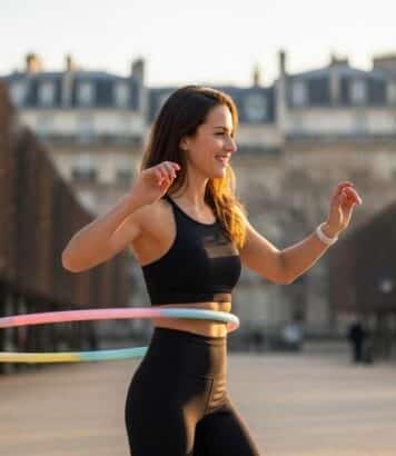ParisSelect - Hula hoop : ce sport rétro brûle jusqu'à 400 calories et cible la graisse abdominale en s'amusant