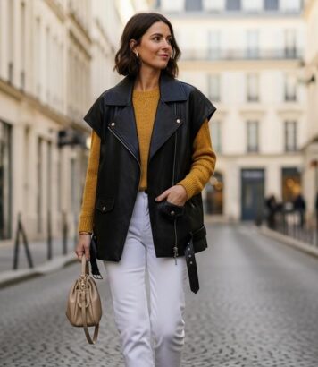 ParisSelect - Veste en cuir : 5 façons stylées de porter ce blouson incontournable au printemps 2026