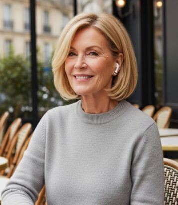ParisSelect - Jawbone bob : le carré tendance qui rajeunit et sublime les traits après 50 ans