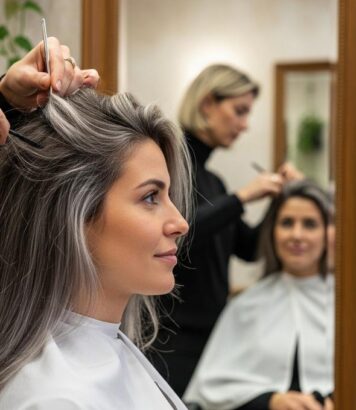 ParisSelect - Grey blending : la technique cheveux gris qui efface l'effet racine et espace vos rendez-vous salon