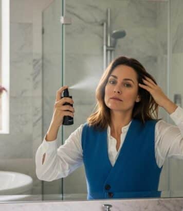 ParisSelect - Ce spray L'Oréal lancé en 2016 reste le bestseller des femmes pressées pour camoufler les cheveux blancs en 3 secondes