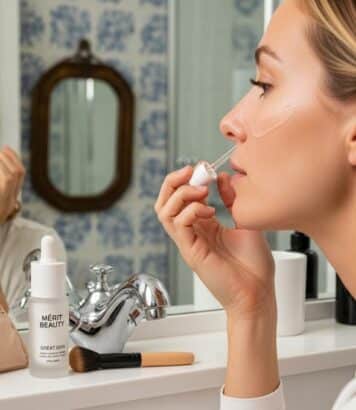 ParisSelect - Ce sérum à 44€ fait office de soin et de base maquillage et votre fond de teint ne filera plus dans les ridules