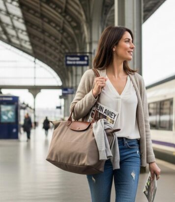 ParisSelect - Fini les mini sacs où rien ne rentre : ce sac Longchamp à 260 euros va devenir celui de tous vos week-ends de juin