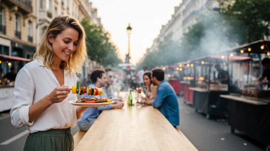 ParisSelect - Ce boulevard parisien accueille la plus grande tablée barbecue de la capitale fin mai avec tous les plats à moins de 10 €