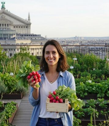 ParisSelect - Ce potager de 2500m² caché sur le toit de l'Opéra Bastille se visite pour 20€