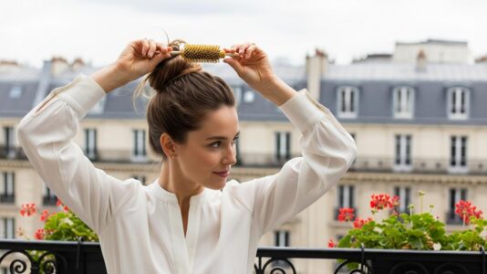 ParisSelect - Cette épingle Sézane à 30€ remplace la pince crabe et sculpte un chignon parfait en 2 secondes